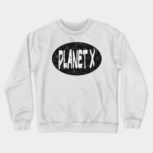 Planet X Spaceman Logo Science Fiction Sci fi Crewneck Sweatshirt